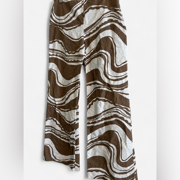 Trina Turk Brown and White Patterned Pants - Picture 5 of 6
